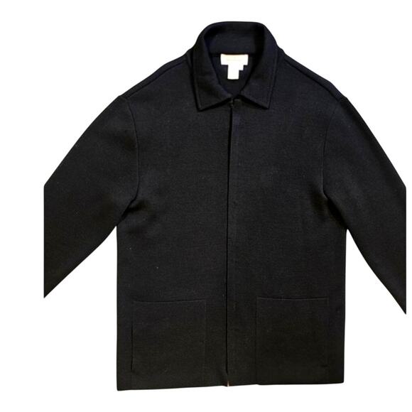 Ermenegildo Zegna Cardigan Sweater 100% Lana Wool, Full Zip, Pockets, Sz M 50 - Picture 2 of 12